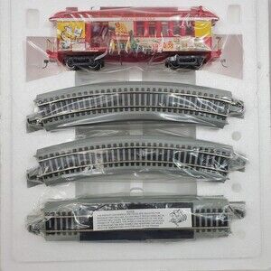 Bachmann Hawthorne-50th Anniversary McDonald's #2-Box Car+Tracks-1950's-No CoA